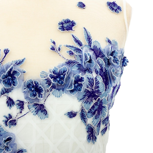 Detaliu cusătură artistică